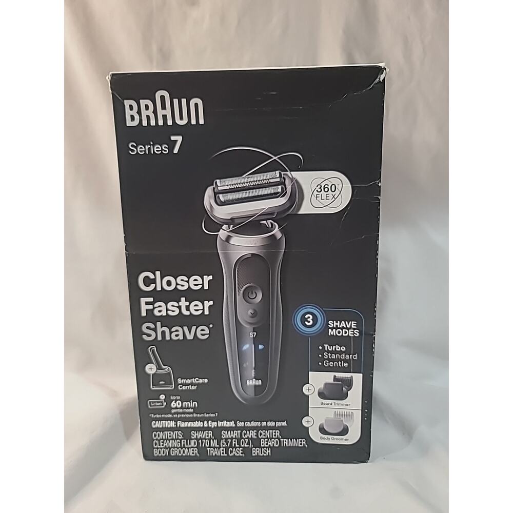 Braun Series 7 7127cs Shaver Kit Foil Head Rechargeable Wet/Dry Cordless